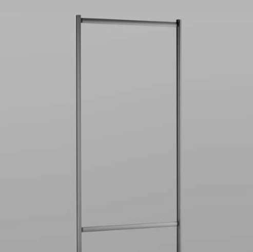 Single Bay Freestanding Frames Complete - ELYPSE™ - Display Design